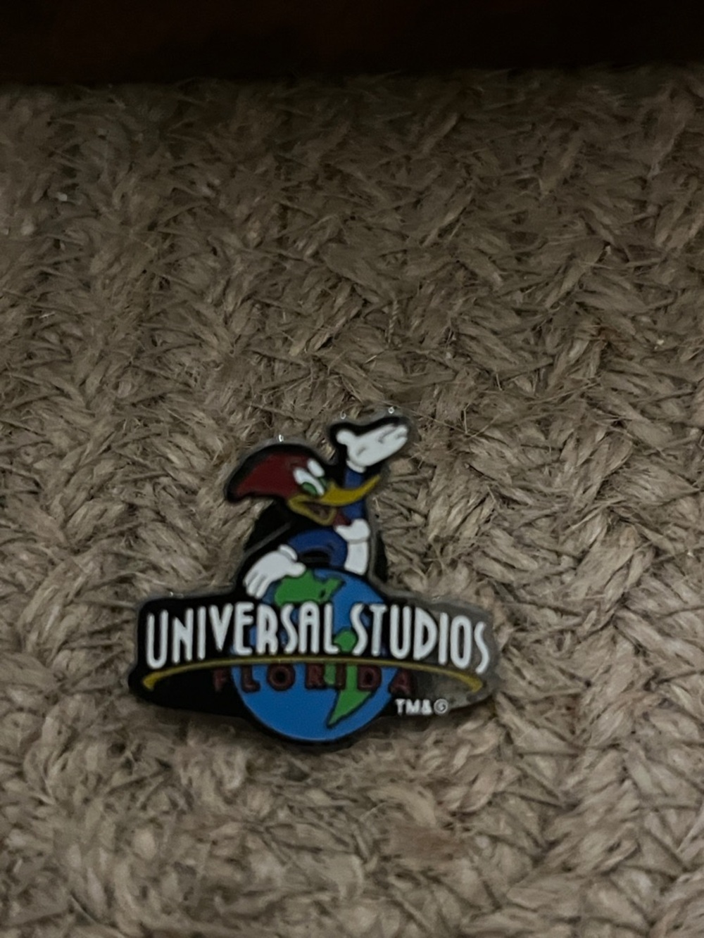 Vintage Universal Studios Woody Woodpecker Enamel Pin - 2007